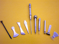 Eine kleine Auswahl von Shonishin-Instrumenten
